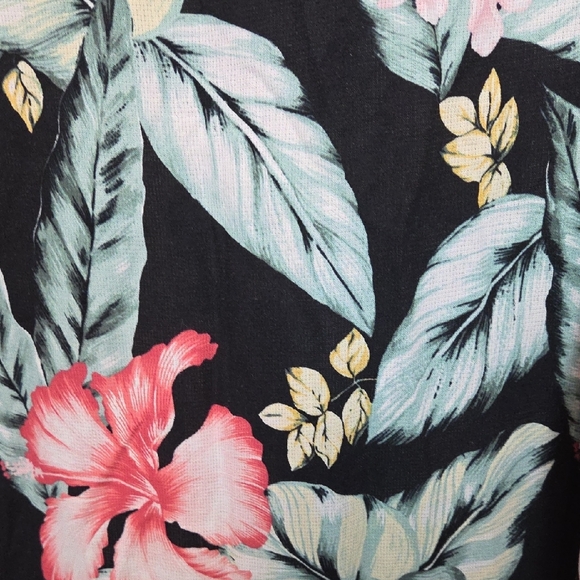 Caribbean Silk Men's Hawaiian Print Button Down XL NWT - Picture 10 of 11